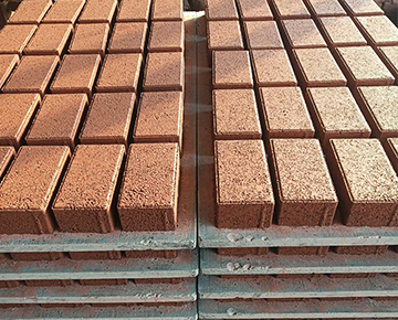 盘锦透水砖经常被应用在园区建设